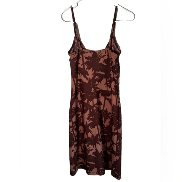 Zimmerman Tan and Brown Palm Tree Swim Dress Size 2/ US Size 8